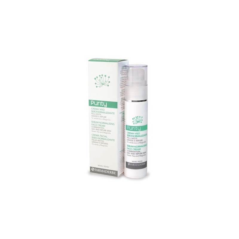 Farmaderbe Purity Crema Viso Sebonormalizzante 50 Ml Farmaderbe - 1