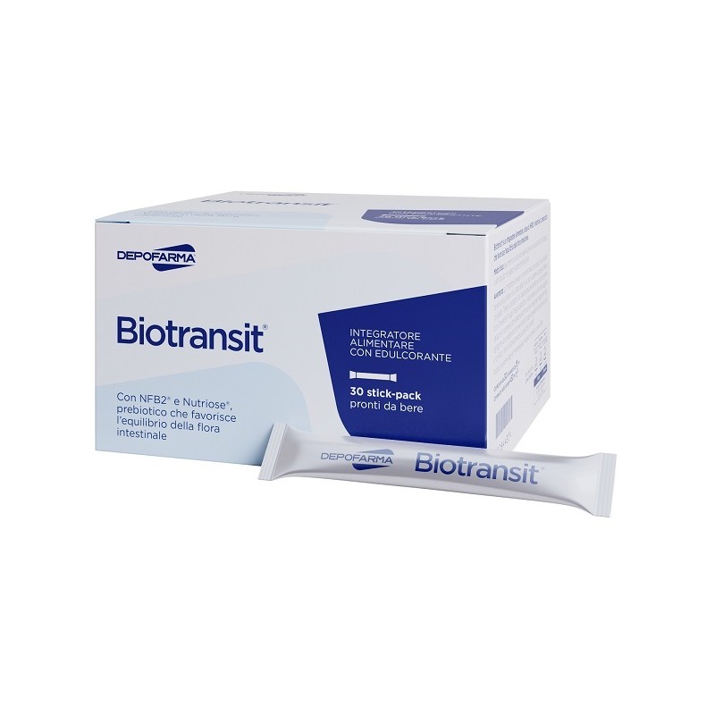 Depofarma Biotransit 30 Stick Da 15 Ml - Integratori per regolarità intestinale e stitichezza - 987844204 - Depofarma - € 29,20