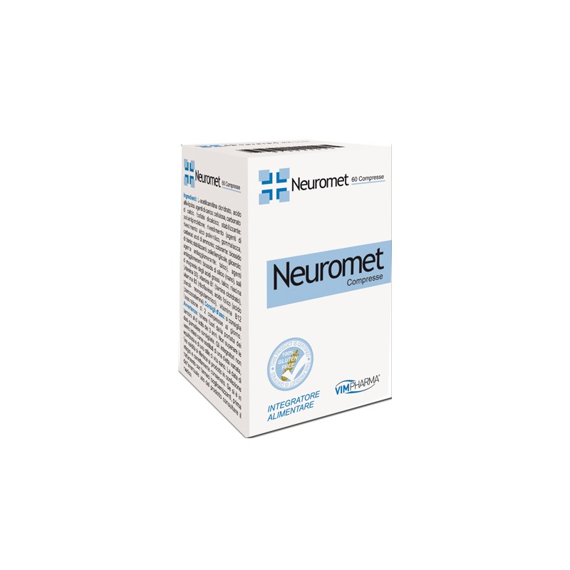 Magap Nutrition Neuromet 60 Compresse - Integratori per concentrazione e memoria - 973623832 - Magap Nutrition - € 36,18