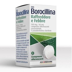Alfasigma NeoBorocillina Raffreddore E Febbre 500 Mg / 60 Mg Compresse Effervescenti - Farmaci per febbre (antipiretici) - 04...