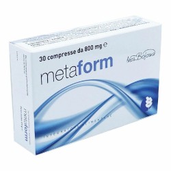 Metaform Controllo Peso e Metabolismo 30 Compresse - Integratori per dimagrire ed accelerare metabolismo - 939490936 - Biogro...