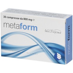 Metaform Controllo Peso e Metabolismo 30 Compresse - Integratori per dimagrire ed accelerare metabolismo - 939490936 - Biogro...