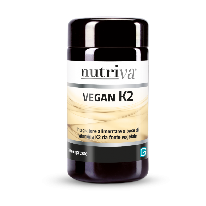 Nutriva Vegan K2 Da Fonte Vegetale 30 Compresse - Integratori per articolazioni ed ossa - 973384670 - Nutriva - € 15,98