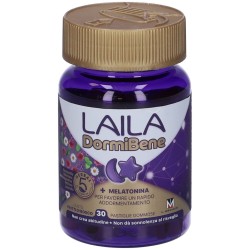 Laila DormiBene Pastiglie Gommose Melatonina 30 Pezzi - Integratori per dormire - 986734503 - Laila - € 12,34