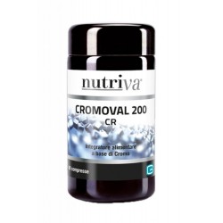 Nutriva Cromoval 200 Integratore Per Il Metabolismo 60 Compresse - Integratori e alimenti - 921788459 - Nutriva - € 14,90