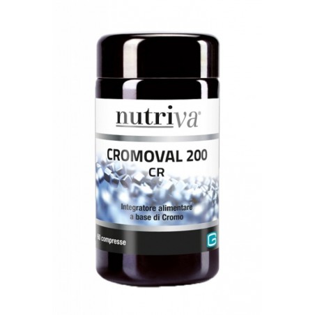 Nutriva Cromoval 200 Integratore Per Il Metabolismo 60 Compresse - Integratori e alimenti - 921788459 - Nutriva - € 14,90