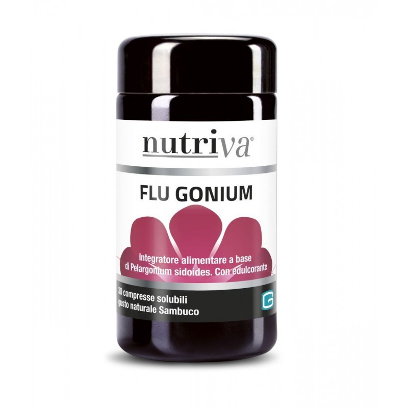 Nutriva Flu Gonium Per Le Vie Respiratorie 30 compresse - Integratori per apparato respiratorio - 980804621 - Nutriva - € 13,78