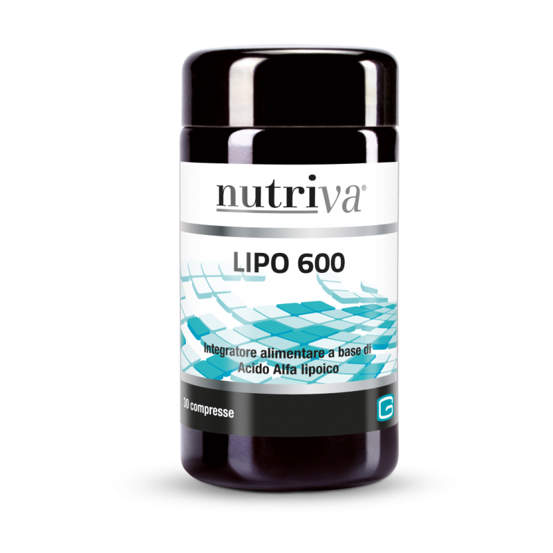 Nutriva Lipo 600 Integratore Antiossidante 30 Compresse - Vitamine e sali minerali - 923425565 - Nutriva - € 22,95