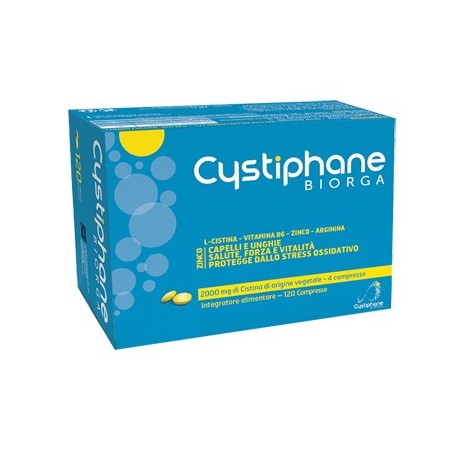 Cystiphane Biorga Integratore Per Capelli Pelle e Unghie 120 Compresse - Integratori per pelle, capelli e unghie - 924994179 ...