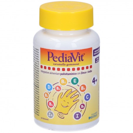 Pediatrica Pediavit Caramelle Gommose 60 Pezzi Da 2 G - Integratori multivitaminici - 984319956 - Pediatrica - € 11,31
