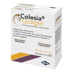 Ibsa Farmaceutici Italia Colesia Oralgel 20 Sticks - Integratori per il cuore e colesterolo - 941970941 - Ibsa Farmaceutici I...