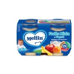 Mellin Merenda Yogurt Frutta Mista 120 G X 2 Pezzi - Alimentazione e integratori - 924280391 - Mellin - € 2,81