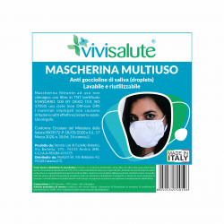 Vivisalute Mascherina Multiuso In TNT no DPI - Emergenza Covid-19 - 999008790 - Vivisalute - € 2,50