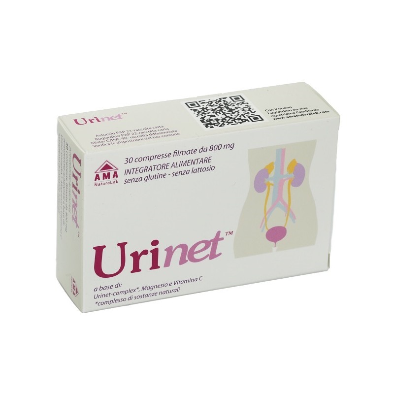 Ama Naturalab S Urinet 30 Compresse Filmate - Integratori per apparato uro-genitale e ginecologico - 972143147 - Ama Naturala...