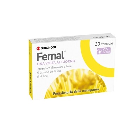 Shionogi Femal 30 Capsule - Integratori per ciclo mestruale e menopausa - 974658508 - Shionogi - € 31,69