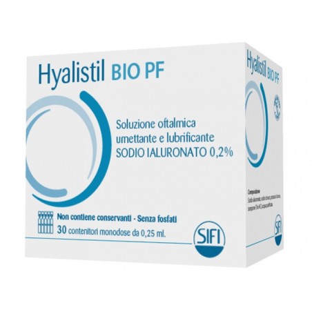 Hyalistil Bio PF Soluzione Oftalmica Monodose 30 Flaconcini - Colliri omeopatici - 977367465 - Hyalistil - € 23,41