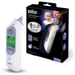 Braun Thermoscan Termometro Auricolare 7+ Precisione Medica - Termometri per bambini - 984956526 - Braun - € 60,16