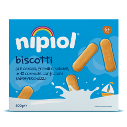 Nipiol Biscotti 6 Cereali Special Pack 20 Confezioni Da 66,5 G - Biscotti e merende per bambini - 985995327 - Nipiol - € 8,58