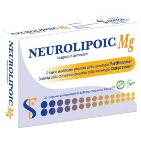 Neurolipoic Mg 30 Compresse Sifra - 1 Neurolipoic Mg 30 Compresse Sifra - 1