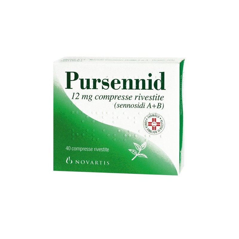 Pursennid 12 Mg Per Stitichezza Occasionale 40 Compresse Rivestite - Farmaci per stitichezza e lassativi - 004758025 - Pursen...