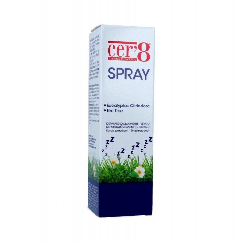 Cer'8 Spray Anti Zanzare Per Tutta La Famiglia 100 ml - Insettorepellenti - 938758214 - Cer'8 - € 5,40