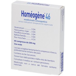 HOMEOGENE 46 60 COMPRESSE - Capsule e compresse omeopatiche - 909475612 -  - € 11,20