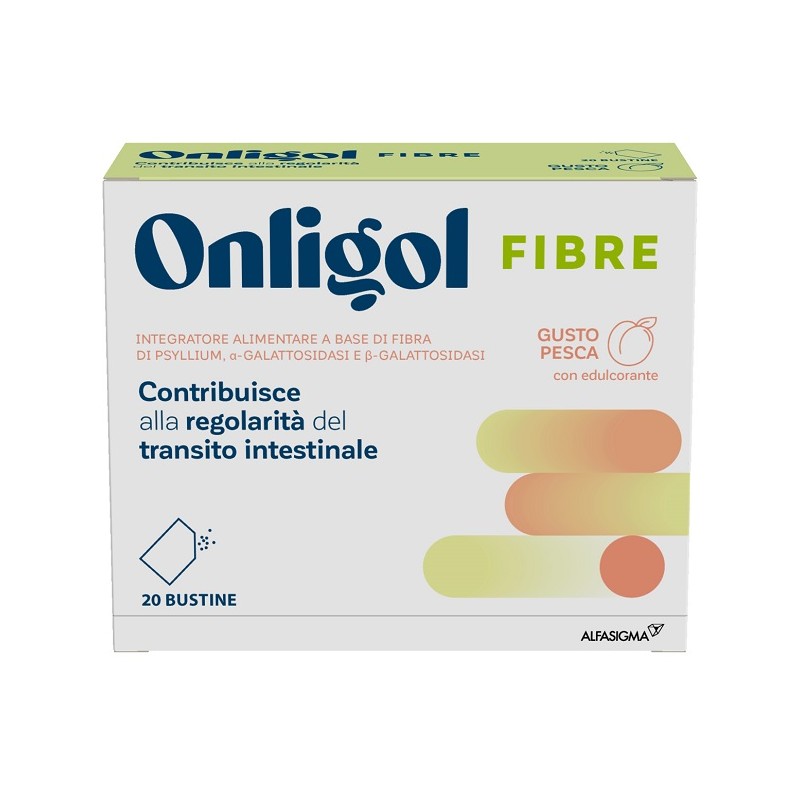 Alfasigma Onligol Fibre Pesca 20 Bustine - Integratori per regolarità intestinale e stitichezza - 987247691 - Alfasigma - € 1...