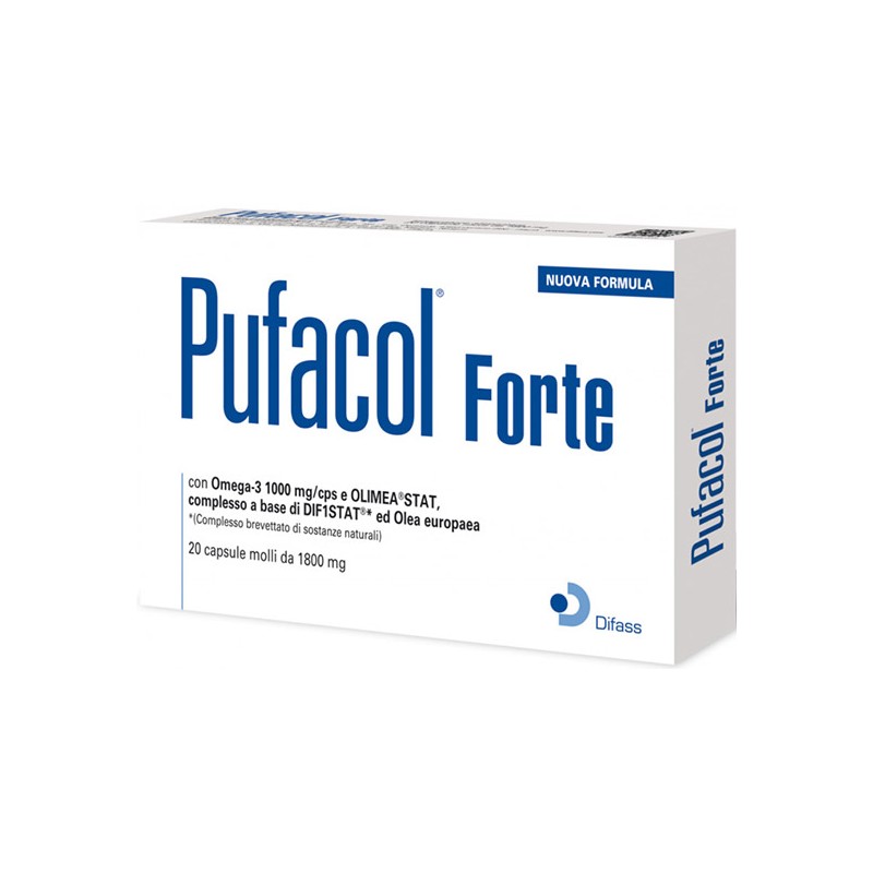 Difass International Pufacol Forte 20 Capsule Molli - Integratori per il cuore e colesterolo - 973867233 - Difass Internation...
