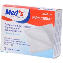 Farmac-zabban Garza Compressa Meds 12/12 18x40cm 12 Pezzi - Medicazioni - 931988087 - Farmac-Zabban - € 2,99