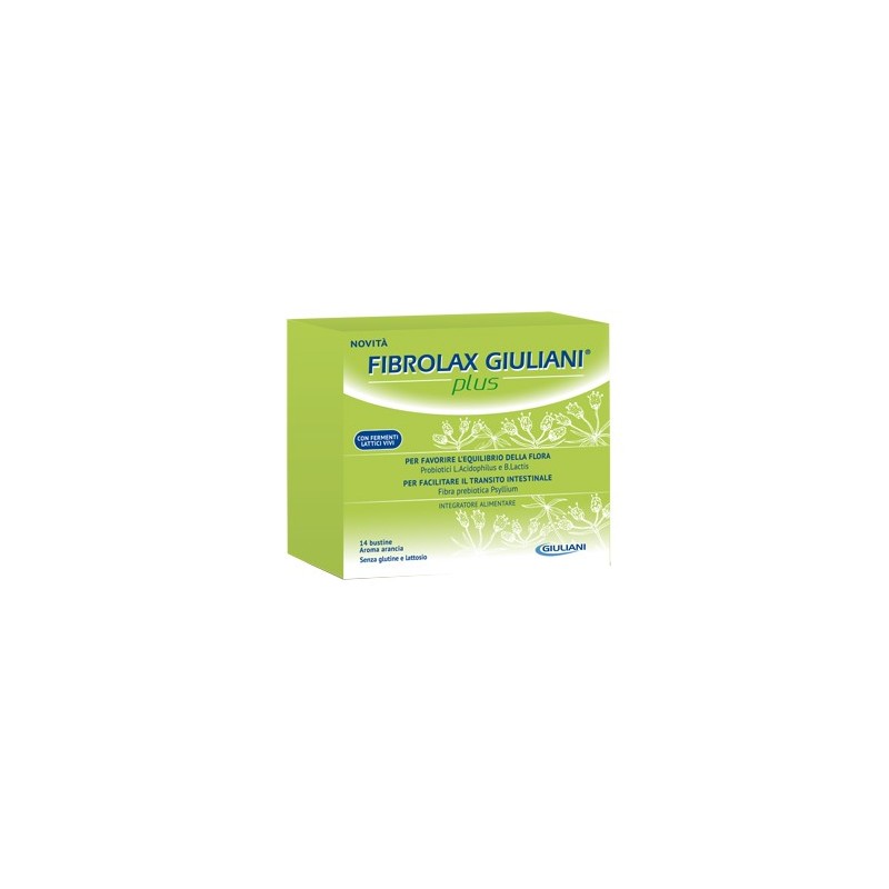 Fibrolax Giuliani Plus Squilibri Intestinali Gusto Arancia 14 Bustine Giuliani - 1