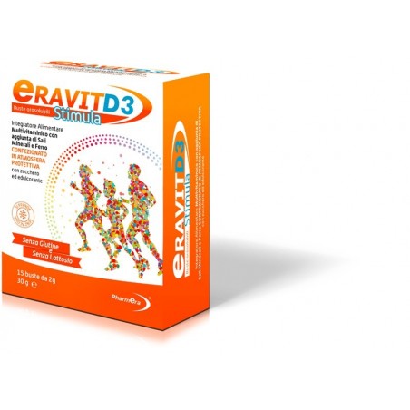 Pharmera Eravit D3 Stimula 15 Bustine Stick Pack 2 G Pharmera - 1 Pharmera Eravit D3 Stimula 15 Bustine Stick Pack 2 G Pharmera - 1
