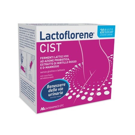 Lactoflorene Cist Integratore Per Vie Urinarie 20 Buste - Integratori per cistite - 942644321 - Lactoflorene - € 15,43