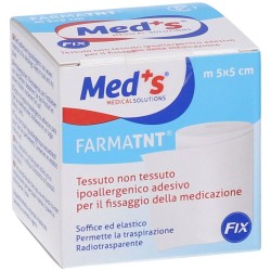 Farmac-zabban Cerotto Meds Farmatnt Tessuto Non Tessuto Fix Ipoallergenico Adesivo 500x5cm - Medicazioni - 931972210 - Farmac...
