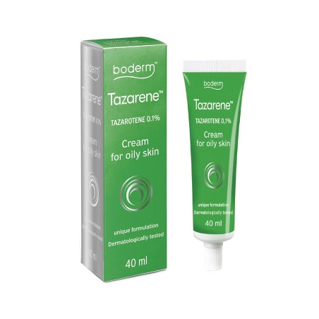 Boderm Pharmaceutical S. A. Tazarene Crema 0,1% 40 Ml - Trattamenti per pelle impura e a tendenza acneica - 988050581 - Boder...