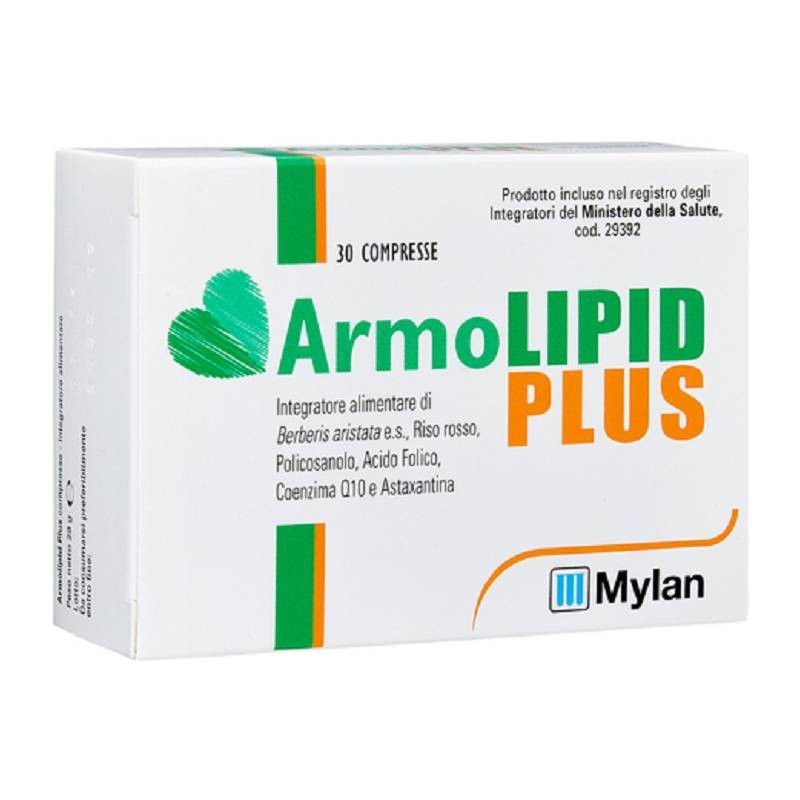 Armolipid Plus Integratore per il Colesterolo 30 Compresse - Integratori per il cuore e colesterolo - 986982712 - ArmoLIPID -...