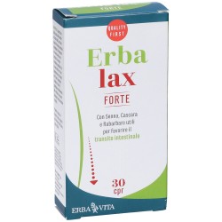 ERBALAX FORTE 30 COMPRESSE - Integratori per regolarità intestinale e stitichezza - 981991615 -  - € 4,68