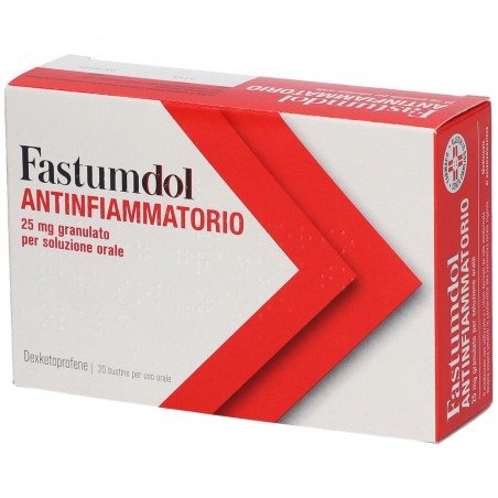 Fastumdol Antinfiammatorio 25 Mg Granulato Per Soluzione Orale Menarini Internat. O. L. S. A - 1 Fastumdol Antinfiammatorio 25 Mg Granulato Per Soluzione Orale Menarini Internat. O. L. S. A - 1