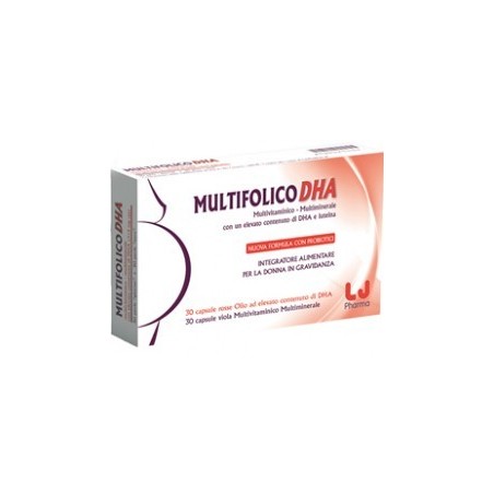 Farmitalia Ind. Chim. Farm. Multifolico Dha 30 Capsule Rosse + 30 Capsule Viola Farmitalia - 1 Farmitalia Ind. Chim. Farm. Multifolico Dha 30 Capsule Rosse + 30 Capsule Viola Farmitalia - 1