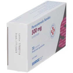 Paracetamolo Sandoz Compresse - Farmaci per dolori muscolari e articolari - 042360040 - Sandoz - € 5,04