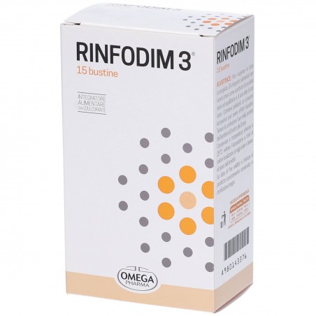 Omega Pharma Rinfodim 3 15 Bustine - Integratori per difese immunitarie - 980143376 - Omega Pharma - € 18,62