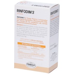 Omega Pharma Rinfodim 3 15 Bustine - Integratori per difese immunitarie - 980143376 - Omega Pharma - € 18,62