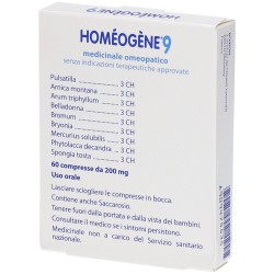 HOMEOGENE 9 60 COMPRESSE - Capsule e compresse omeopatiche - 909475535 -  - € 10,47