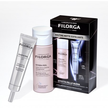 Filorga Cofanetto Pelle Nuova 1 Oxygen Peel 150 Ml + 1 Sleep & Peel Tube 40 Ml Filorga - 1 Filorga Cofanetto Pelle Nuova 1 Oxygen Peel 150 Ml + 1 Sleep & Peel Tube 40 Ml Filorga - 1