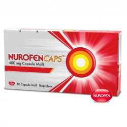 Nurofencaps Ibuprofene 400 Mg Antidolorifico 10 Capsule Molli - Farmaci per dolori muscolari e articolari - 041860053 - Nurof...