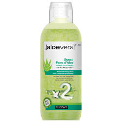 Zuccari Aloevera2 Succo Puro D'Aloe A Doppia Concentrazione 1 Litro - Integratori per regolarità intestinale e stitichezza - ...