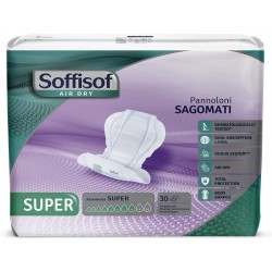 S. I. L. C. Pannolone Soffisof Air Dry Sagomato Super 30 Pezzi - Prodotti per incontinenza - 987665369 - Silc - € 17,22