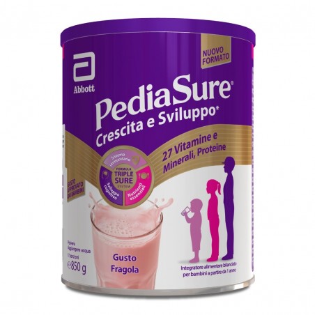 Pediasure Crescita&sviluppo Fragola 850 G Abbott - 1 Pediasure Crescita&sviluppo Fragola 850 G Abbott - 1