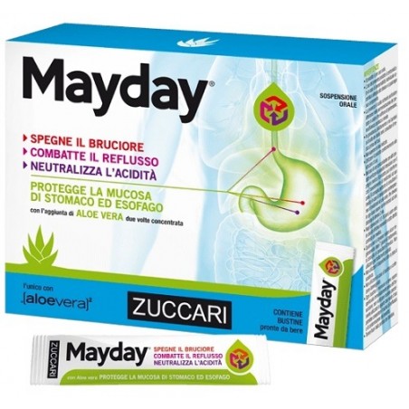 Zuccari Mayday Sospensione Per Uso Orale Alla Menta 24 Bustine 10 Ml Zuccari - 1 Zuccari Mayday Sospensione Per Uso Orale Alla Menta 24 Bustine 10 Ml Zuccari - 1