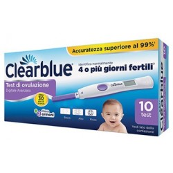 Clearblue Test Di Ovulazione Avanzato 4 Giorni Fertili O Più 10 Test - Test ovulazione e test fertilità - 924766140 - Clearbl...