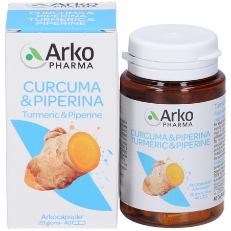 Arkofarm Arko Capsule Curcuma + Piperina 40 Capsule Arkofarm - 1 Arkofarm Arko Capsule Curcuma + Piperina 40 Capsule Arkofarm - 1
